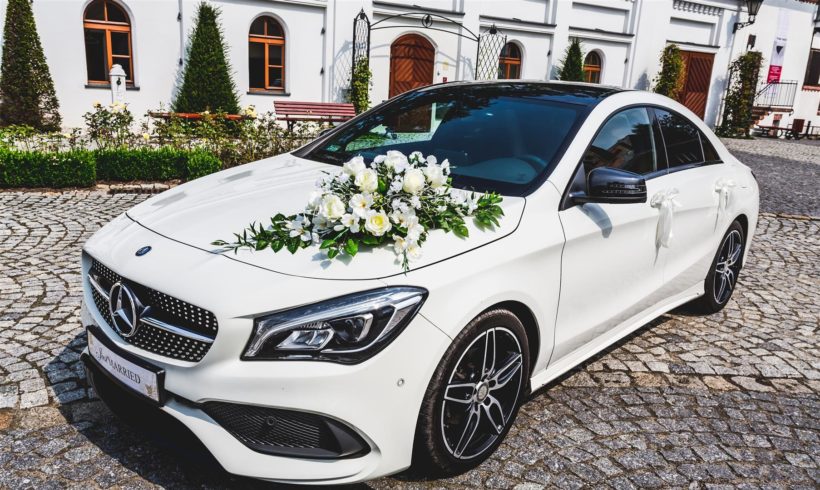 Mercedes do ślubu w Pszczynie